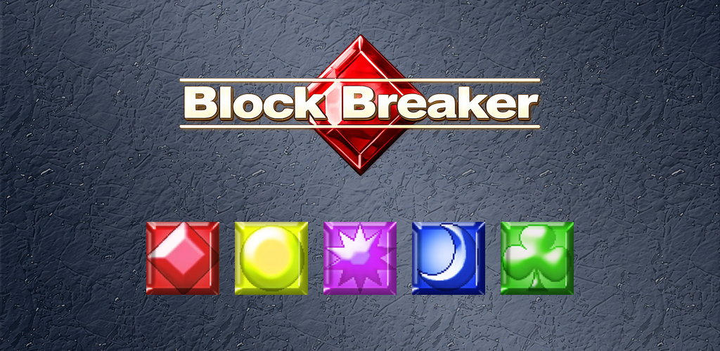 Block Breaker — colorful gem blocks